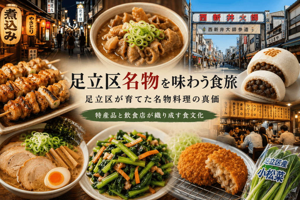 足立区名物を味わう食旅