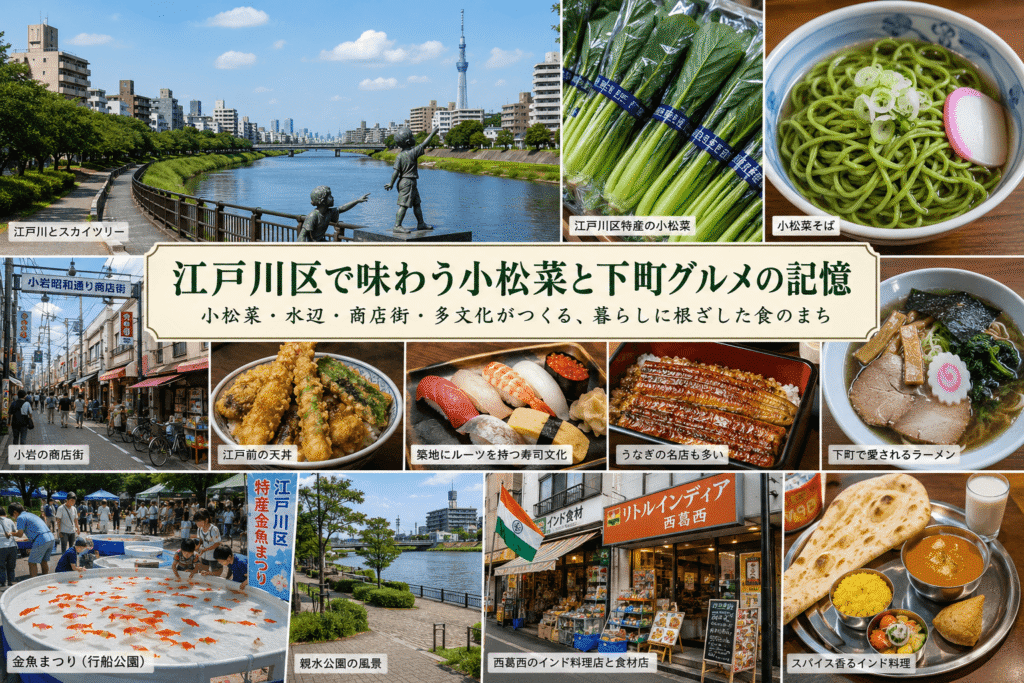 江戸川区で味わう小松菜と下町グルメの記憶