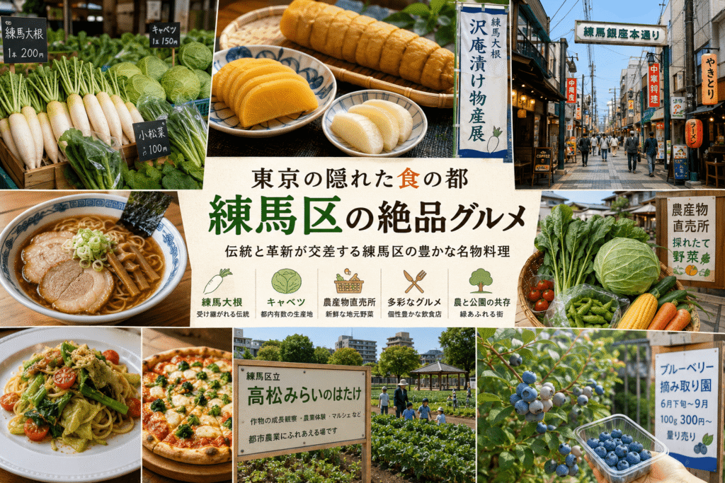 東京の隠れた食の都・練馬区の絶品グルメ