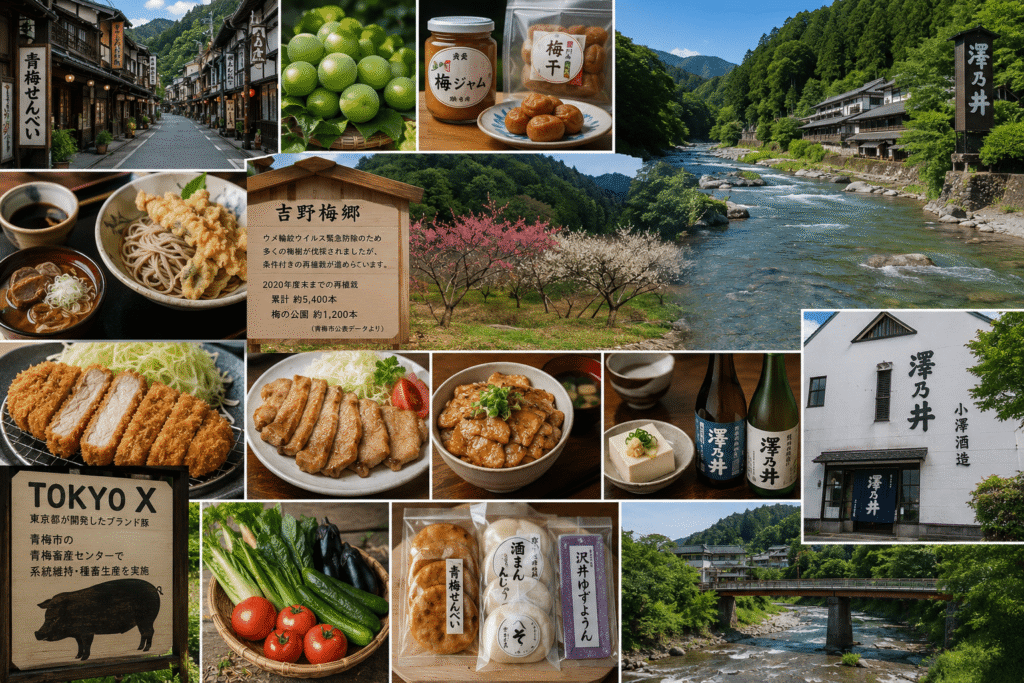 青梅市で出会う絶品グルメと伝統の名物料理
