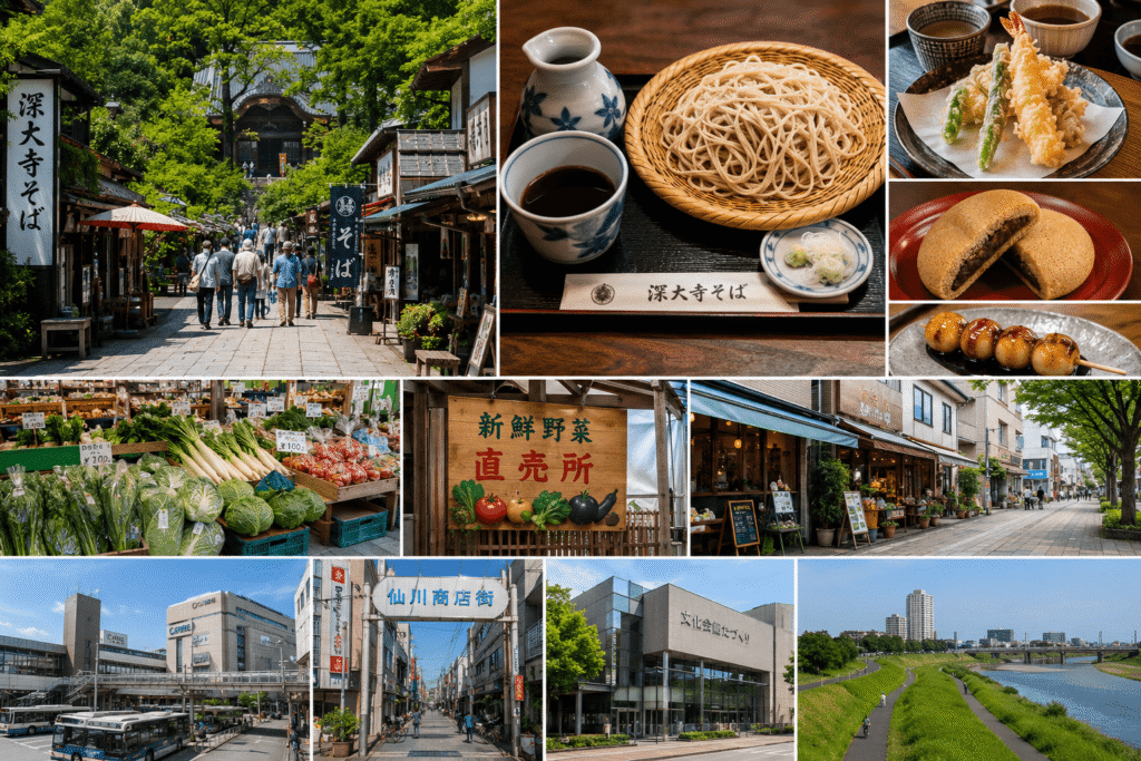 深大寺そばが誘う調布市グルメ巡り