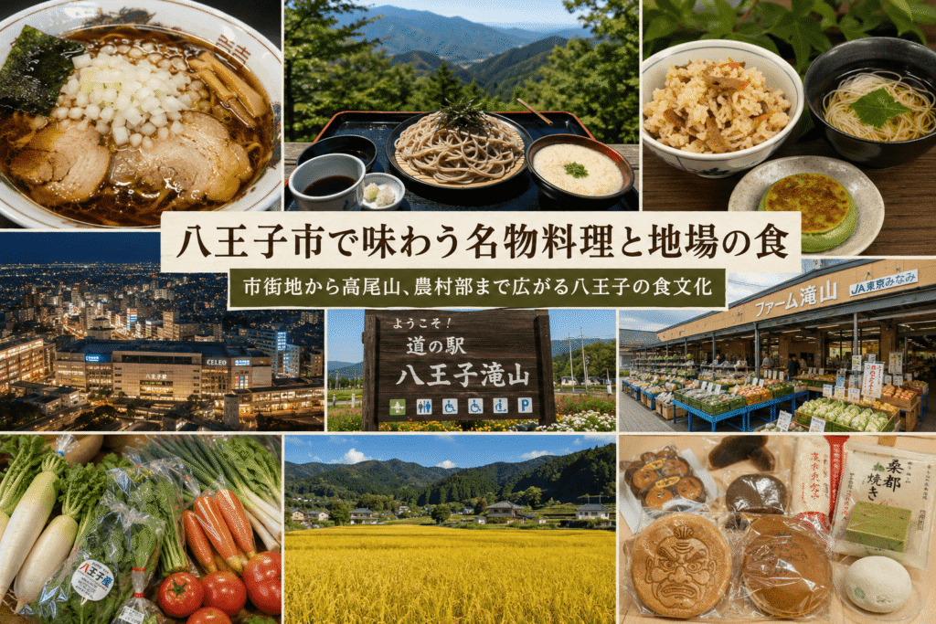八王子市で味わう名物料理と地場の食