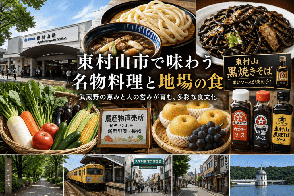 東村山市で味わう名物料理と地場の食