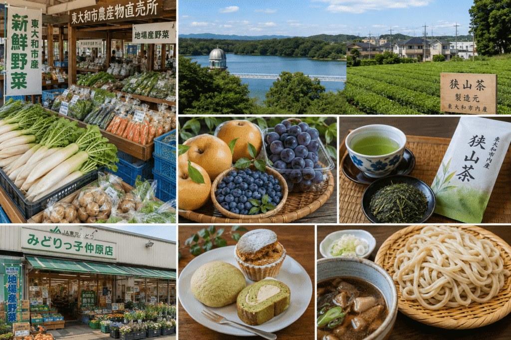 東大和市で味わう地場野菜と狭山茶のグルメ