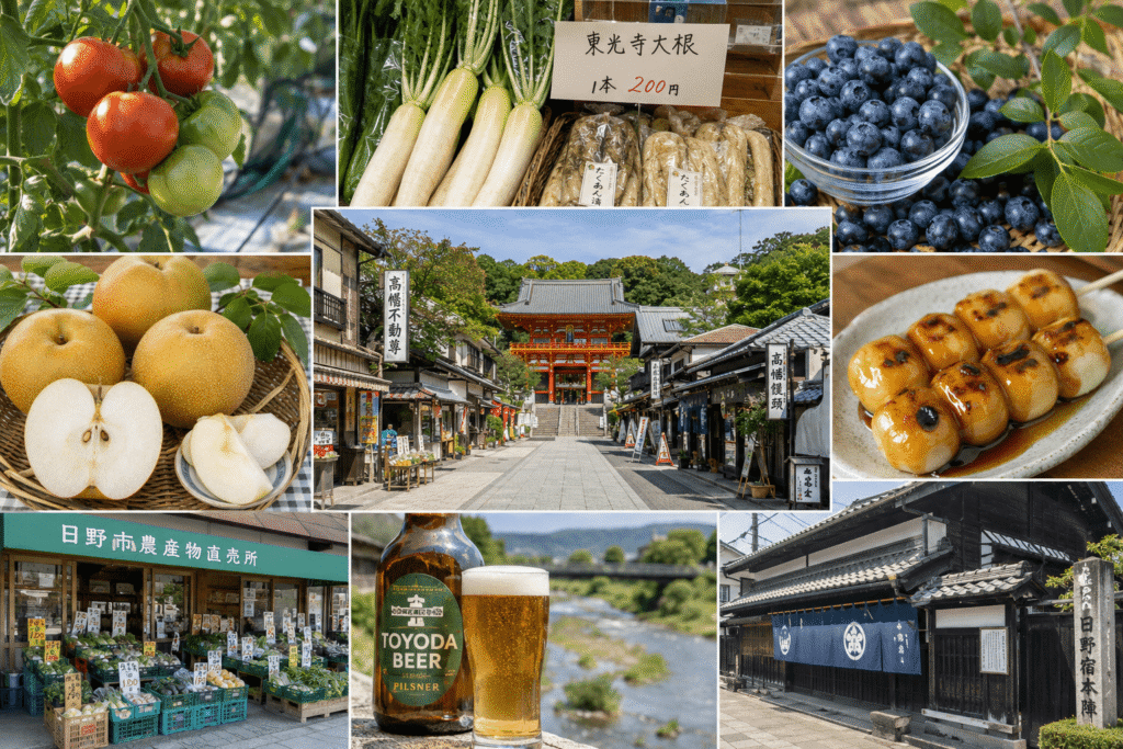 日野市で味わう地場野菜と街のグルメ