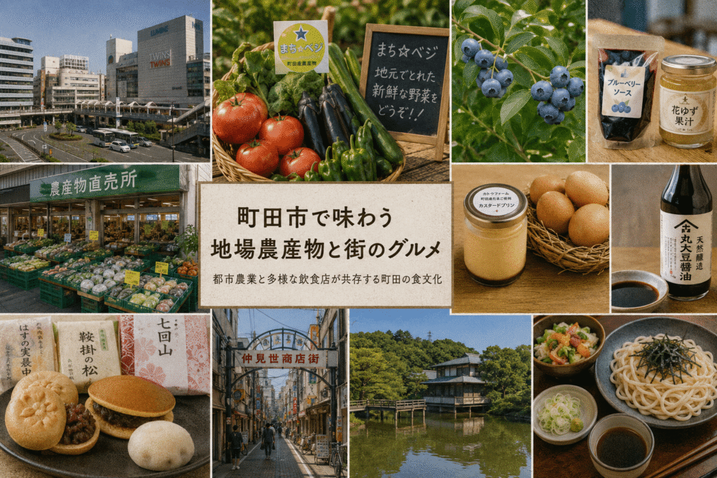 町田市で味わう地場農産物と街のグルメ