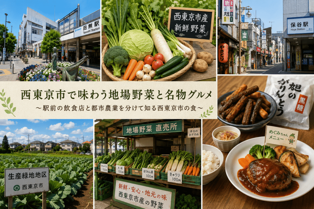 西東京市で味わう地場野菜と名物グルメ